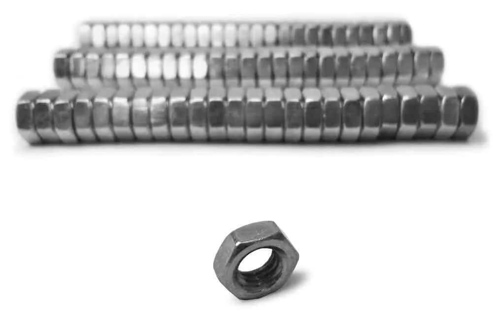 Steinjäger Nuts Bulk Jam Fasteners, Bulk 3/8-24 RH 75 Pack Grade 2 Plated Zinc Yellow
