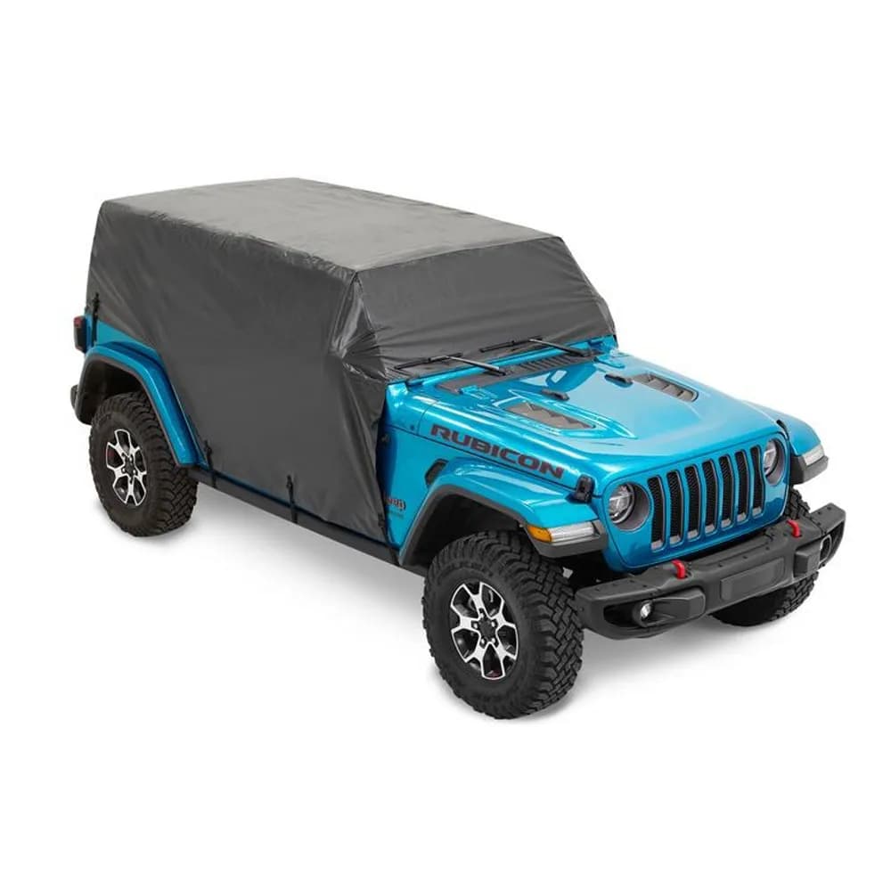All Weather Trail Cover - Jeep '07-18 Wrangler JK / '18-26 JL 4-Door (Black, Hard Top)