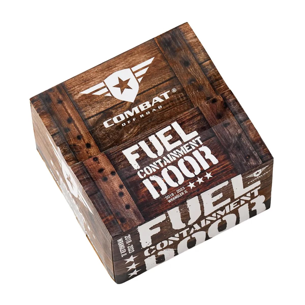 Combat Off Road Fuel Door Cover - Black Satin - JL