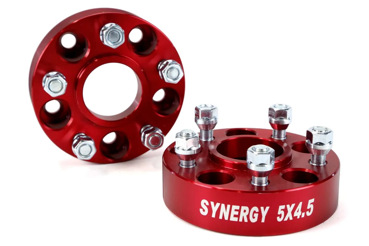 Jeep Hub Centric Wheel Spacers 5X4.5-1.50 Inch Width 1/2-20 UNF Stud Size Synergy MFG