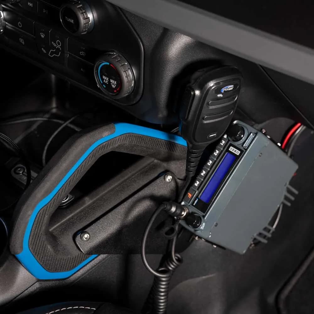 Rugged Radios Mobile Radio Mount for Center Console Passenger Grab Handle - Bronco 2021+