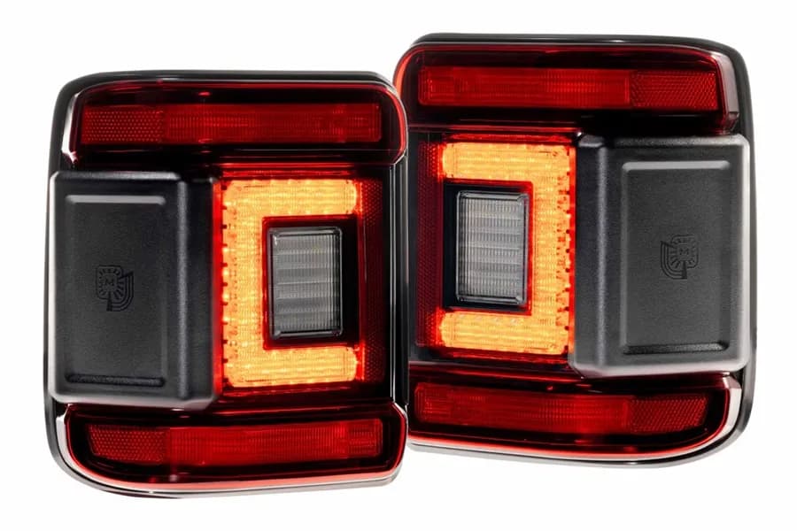 Morimoto XB LED Low Profile Tail Lights - Red Lens - JL