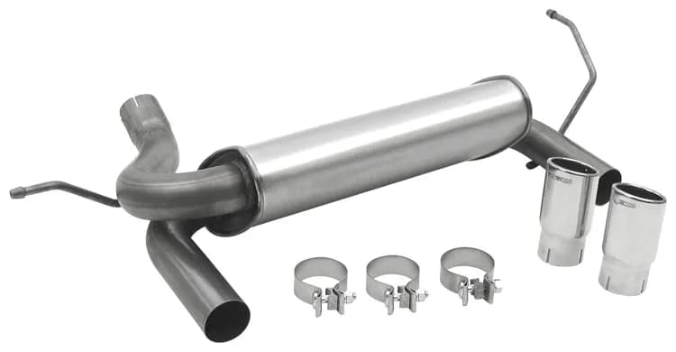 0718 Wrangler 3.6/3.8l 2.5in Axleback Systemsuper Turbo Muffler