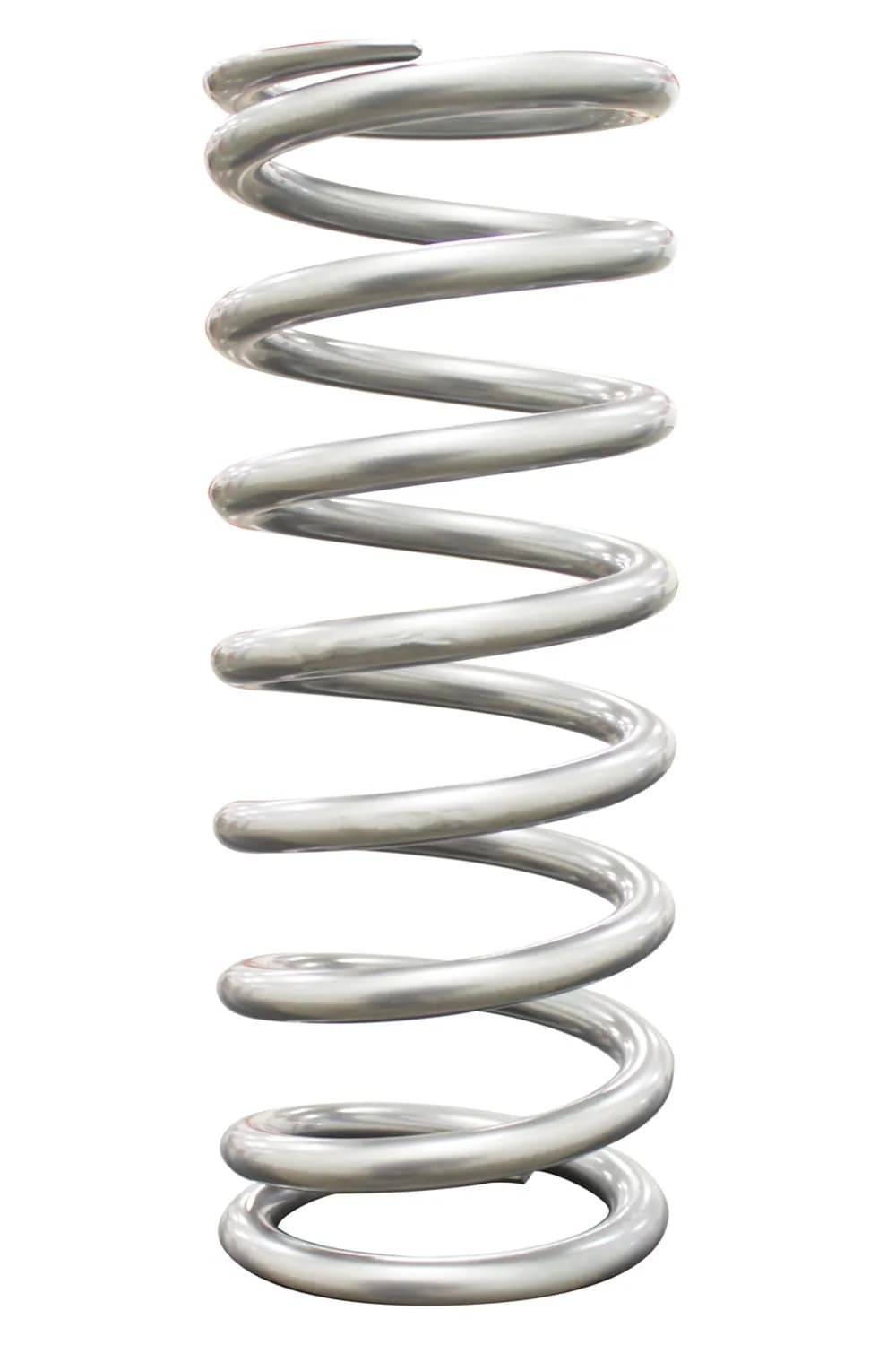 QA1 10HT325 Spring, Cr-Si High Travel 2-1/2 Id 10 X 325 Lbs/In. Silver Pwdr Coat