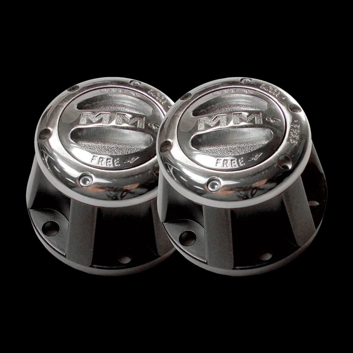Premium Manual Locking Hubs Dana 44HD 6 Bolt 19 Spline Mile Marker