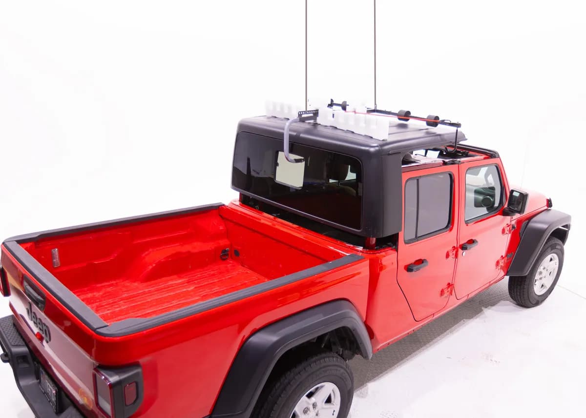 Hoist-A-Top® for Jeep Gladiator JT – Power Ceiling Hardtop Lift & Storage (2020+) - 6' Corded Remote