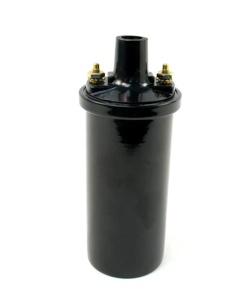 Coil - Pertronix Specialty Idustrial Coil For Small Low Reving Industrial Engines. Black Oil Filled With 28,000-Volts, 2.9-Ohms And a 50:1 Turn Ratio.