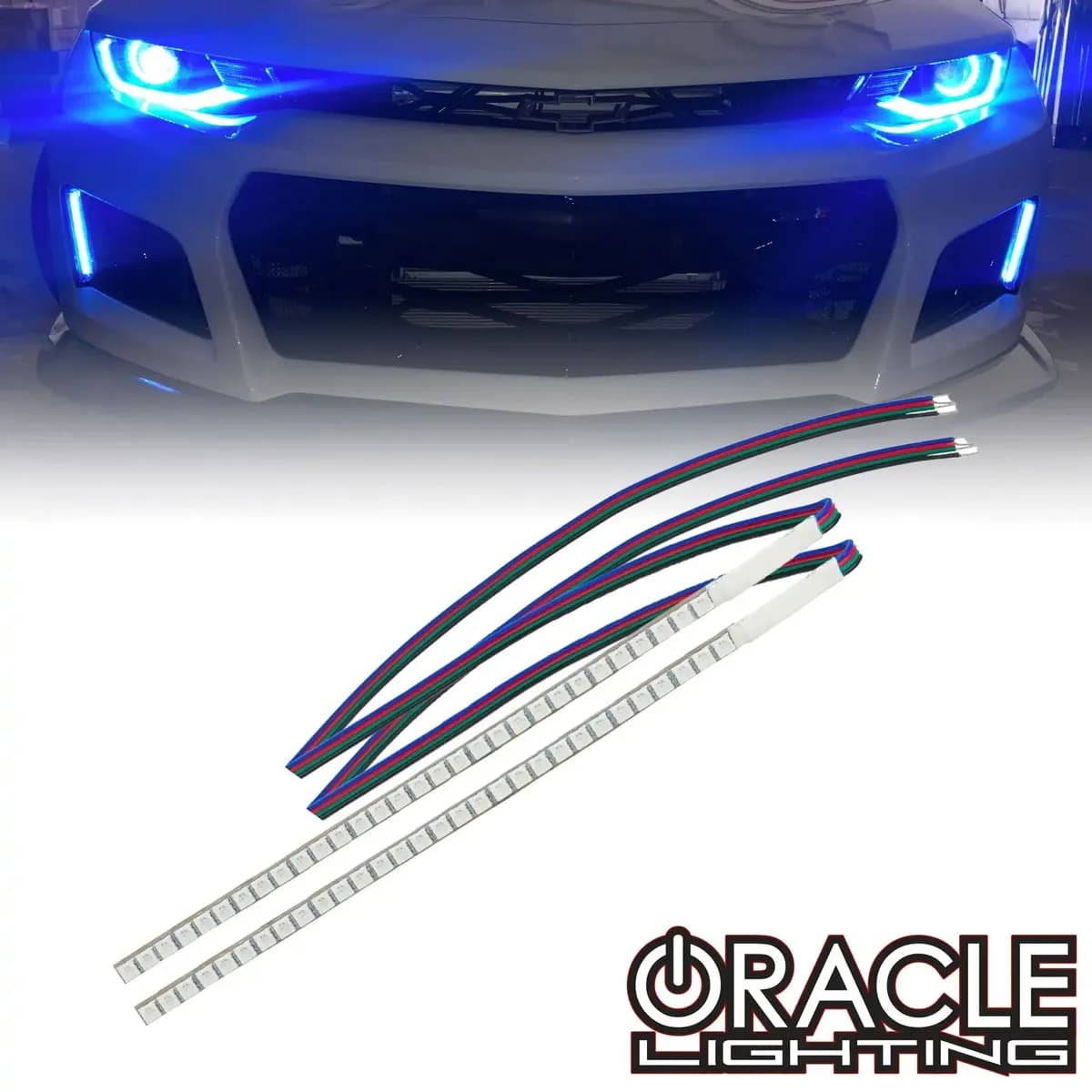 ORACLE Lighting 2016-2018 Chevrolet Camaro Backlit ColorSHIFT Fog Light DRL Upgrade Kit