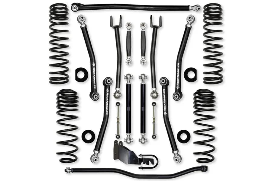 3.5in X Factor No Limit Sys 18c Wrangler Jlu Diesel Front & Rear Lift