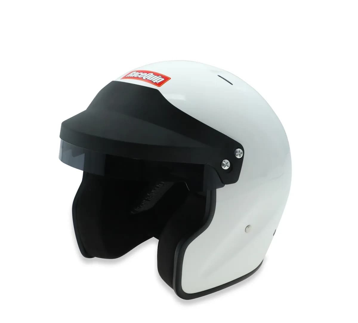 RaceQuip OF25 SA2025 Gloss White Large Helmet