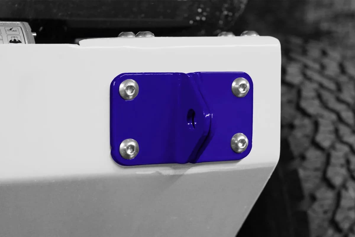 Steinjäger Recovery and Towing Wrangler JK 2007-2018 D-Ring Mounting Brackets Southwest Blue