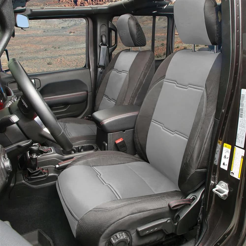 Smittybilt Gen 2 Front and Rear Neoprene Seat Cover Set - Charcoal