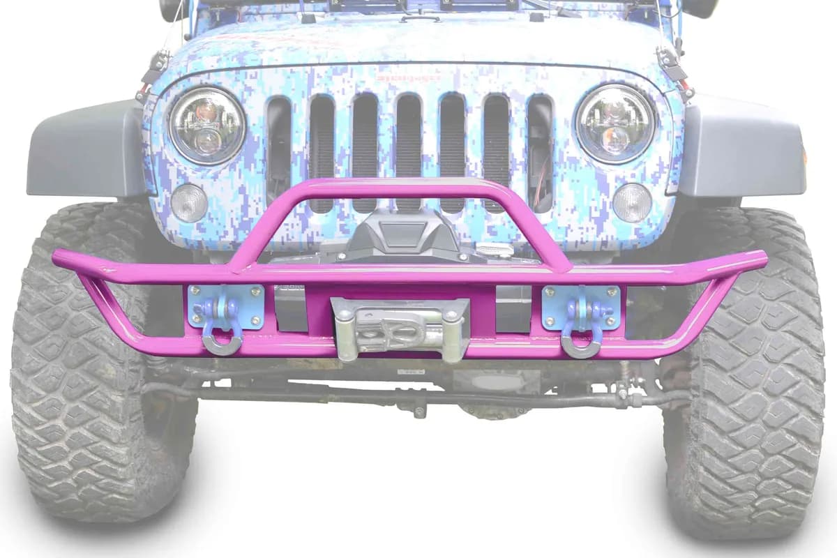 Steinjäger Bumpers Wrangler JK 2007-2018 Bumper, Front, Tube Pinky