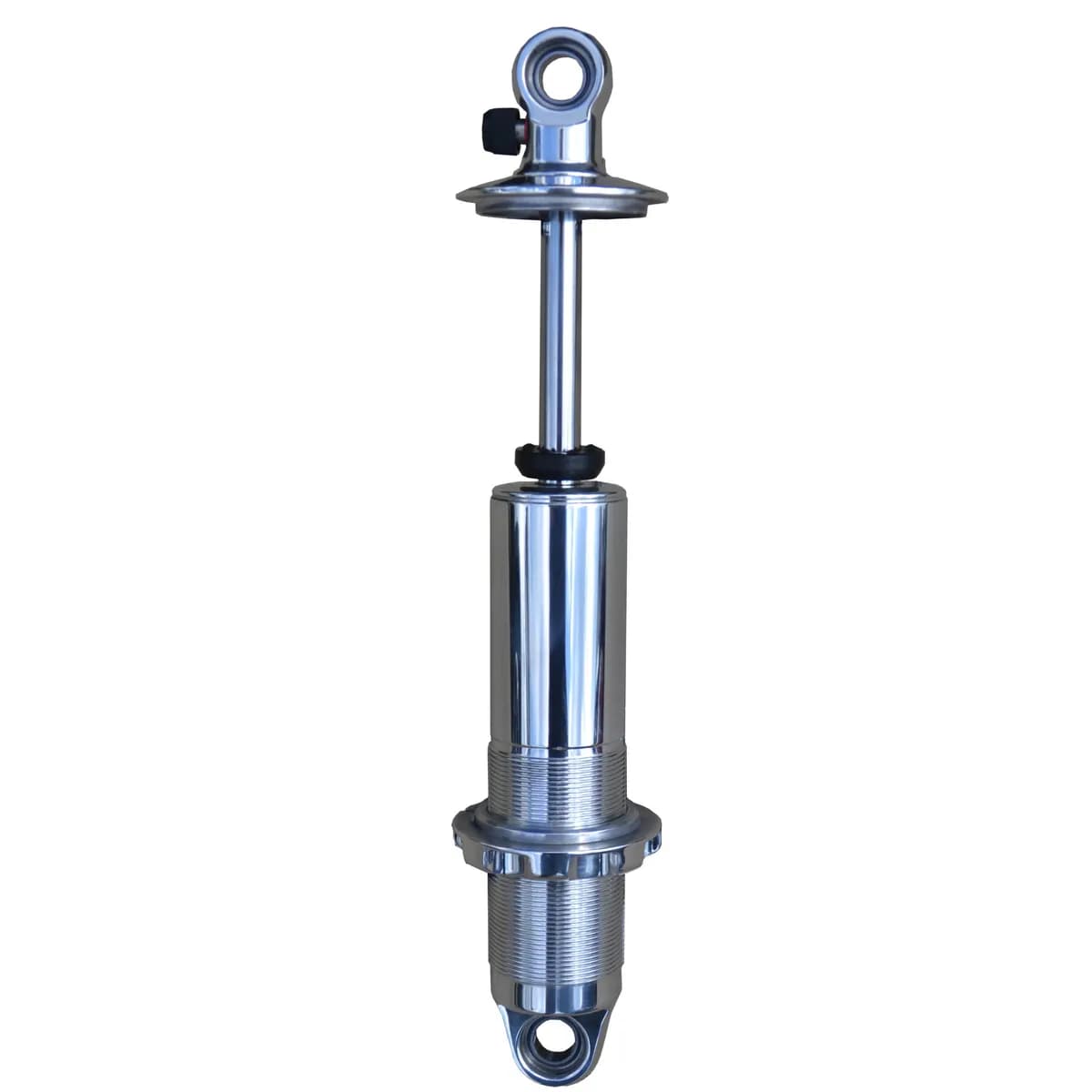 HQ Coil-Over Shock W/ 5.2 Inch Stroke And 1.7 Inch Eye Mount Universal 1 Rebound Adjustable Shockspring Mounts Delrin Spring Washers And Bearing Spacers 1/2 Inch And 5/8 Inch 11.25 Inch X 16.4 Inch W/ A 13.75 -14.5 Inch Ride Height Ridetech
