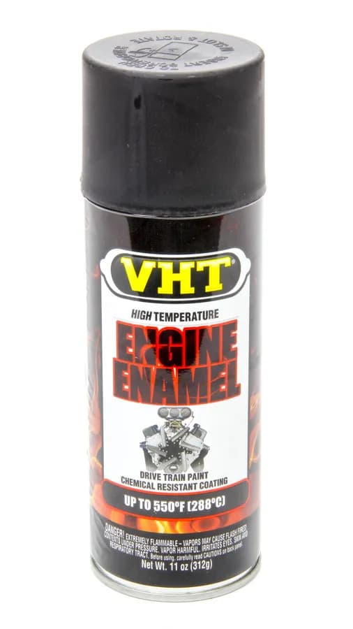 High Temperature Engine Enamel; gm Satin Black; 11 Oz. Aerosol