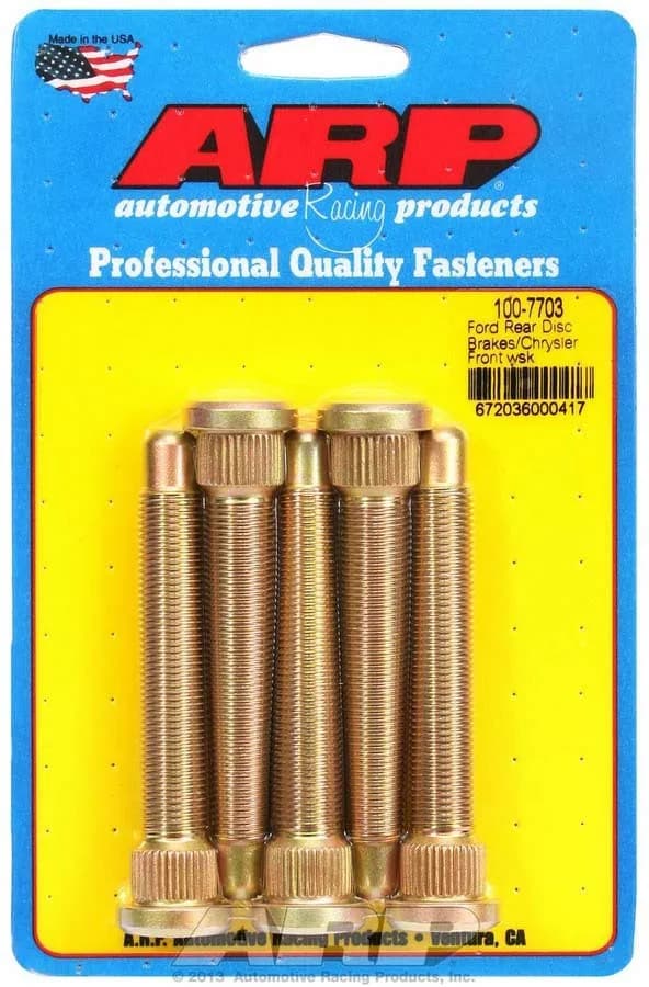 Ford Rear Disc Brakes/Chrysler Front Wheel Stud Kit