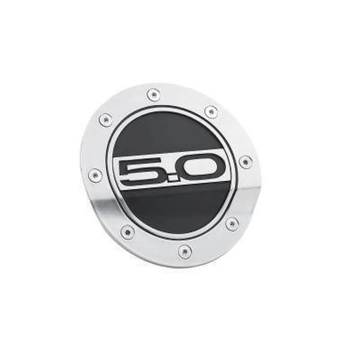 Drake Muscle Cars 2015 5.0 Silver/Blk Fuel Door