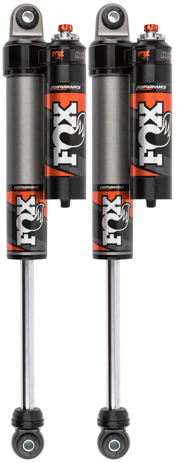 2020-2024 Jeep Gladiator Rear Performance Elite 2.5 Piggback 2-3 Inch Lift Dual Speed Compression Adjuster Fox Offroad Shocks