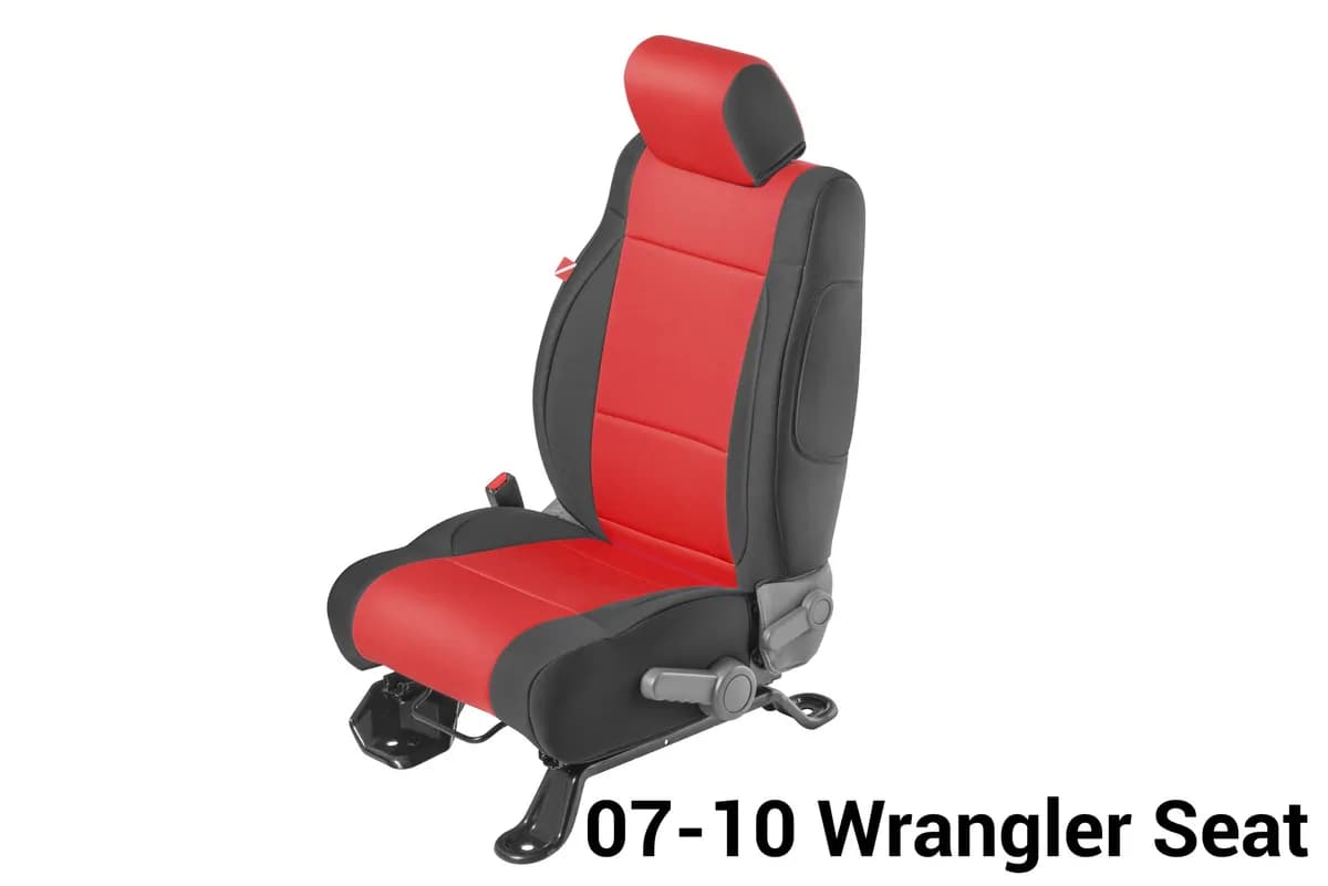 Wrangler JK Seat Cover for 11-12 Jeep JK Red Neoprene Pair Diver Down