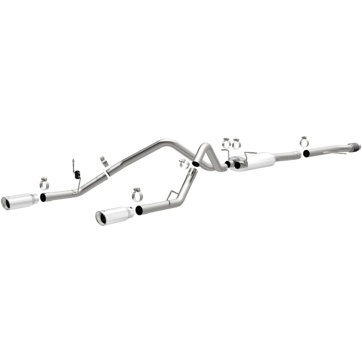 1419 Silverado/Sierra 1500 Double/Crew Cab 5.3l Street Series Catback Exhaust