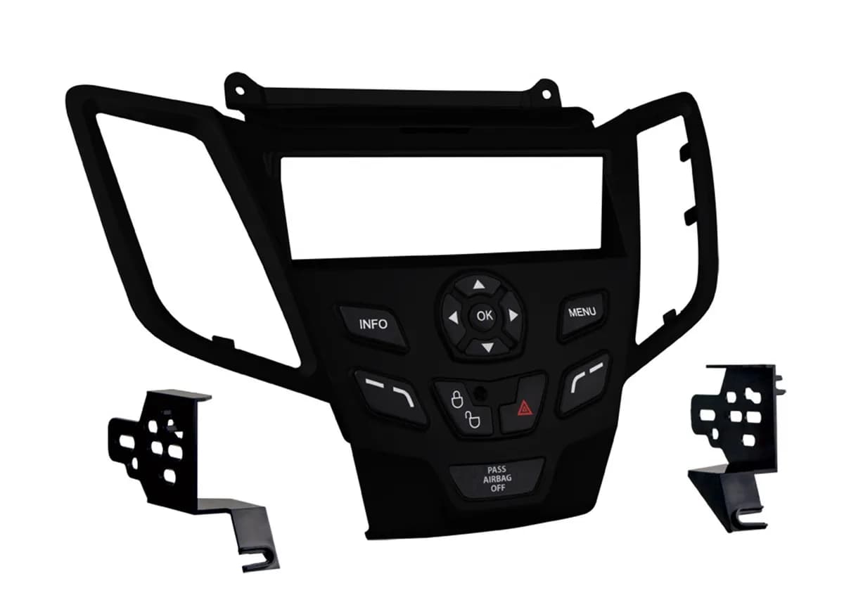TURBOKits; Radio Installation Kit; Incl. Instructions/Hardware; For DIN; Black;