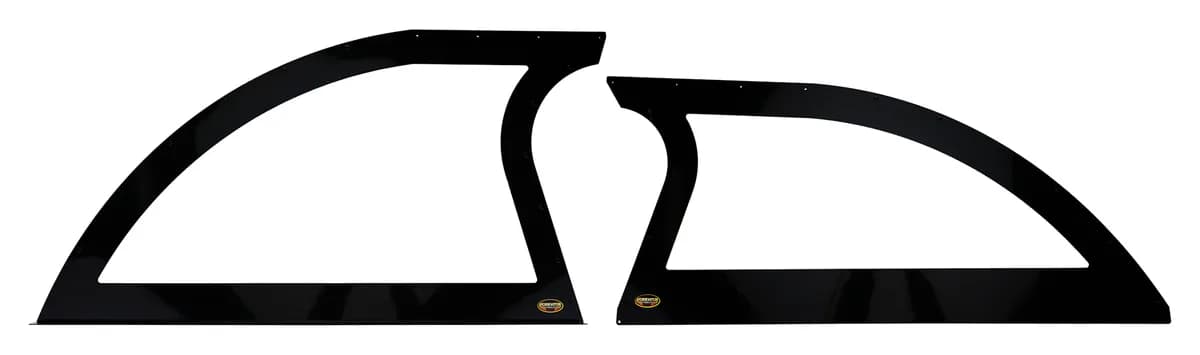 Aluminum Sails Black Pair Open Style