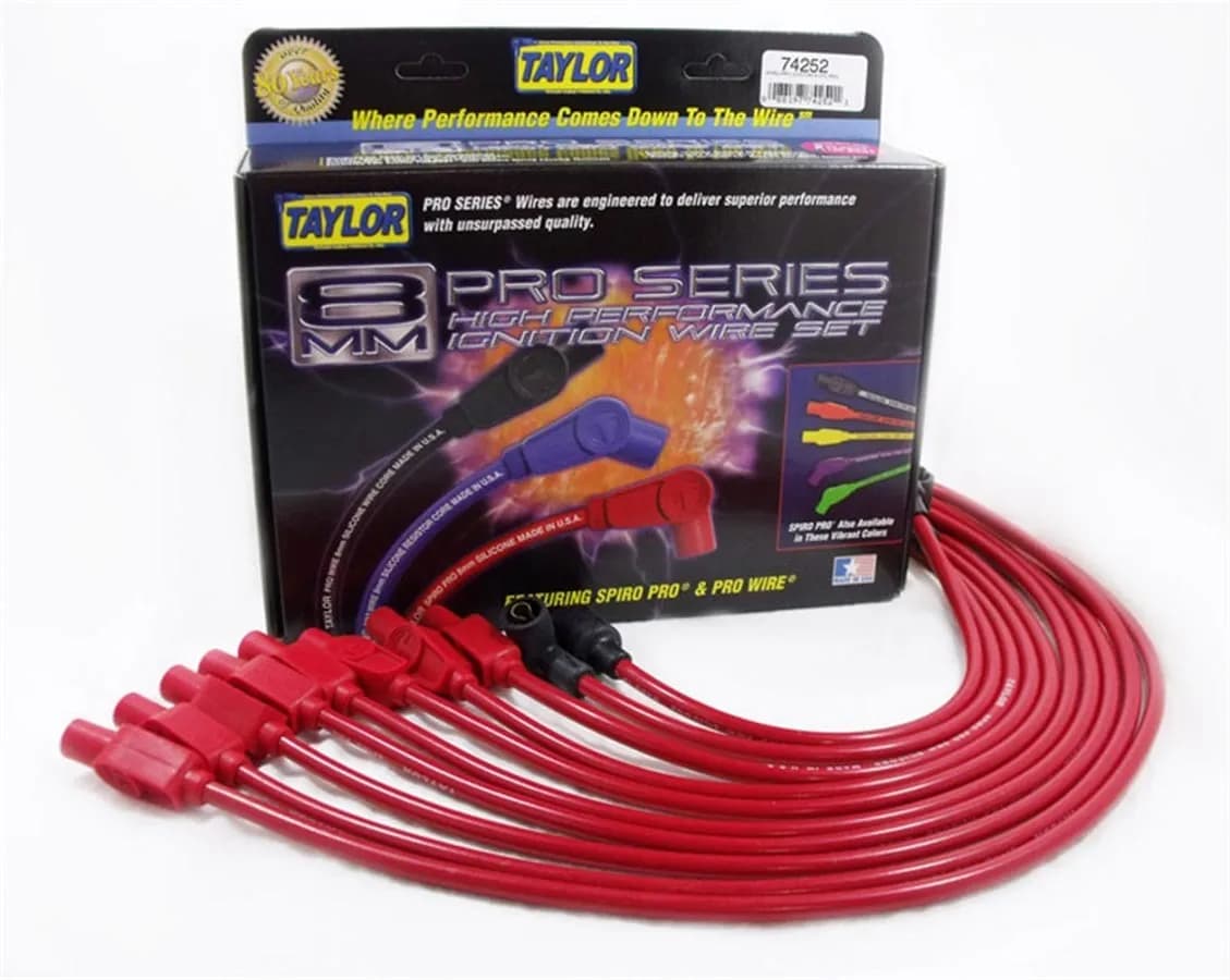 8mm Spiropro Custom 8 Cyl Red