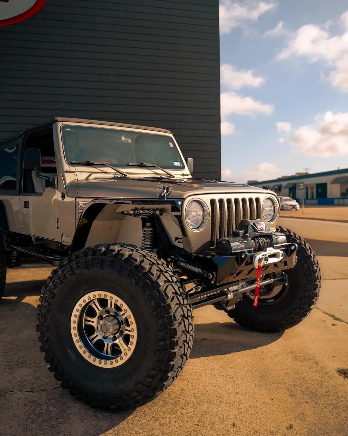 Motobilt Crusher Front Bumper - Bare Steel - LJ/TJ/YJ