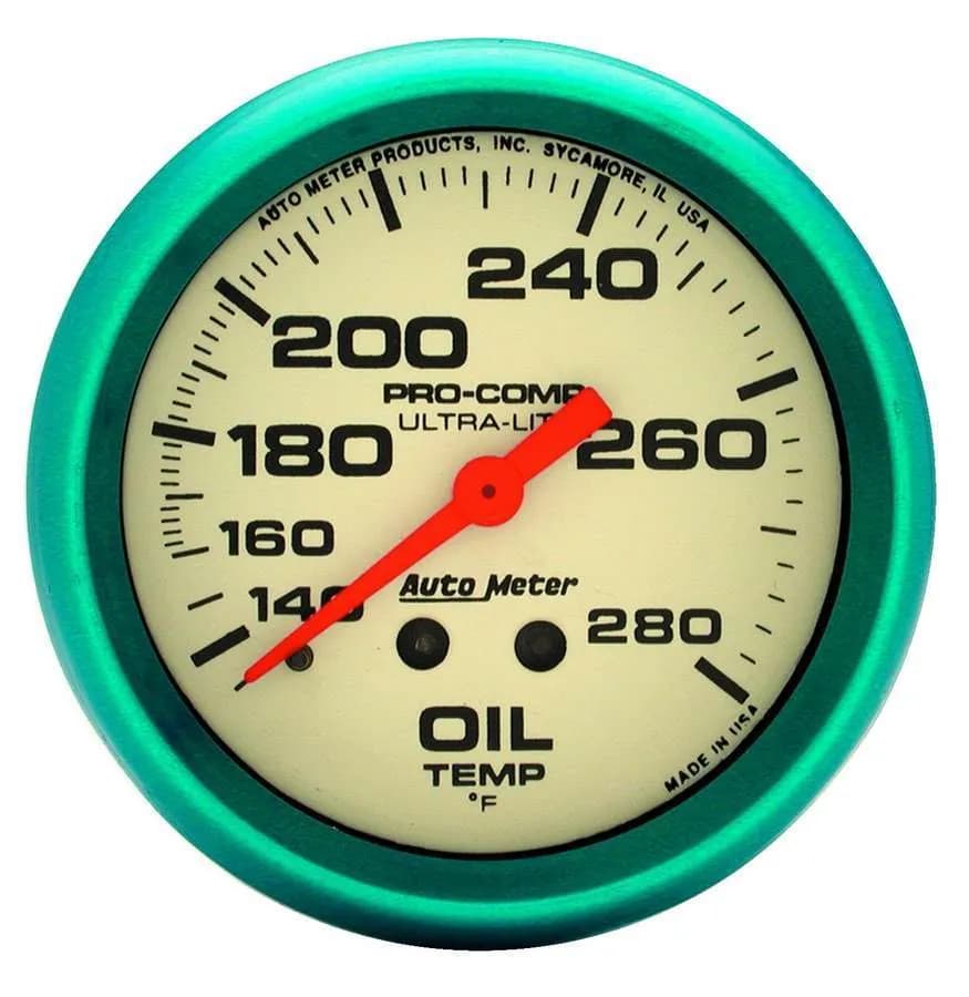 2-5/8in. Oil Temperature; 140-280 f; Ultra-Nite