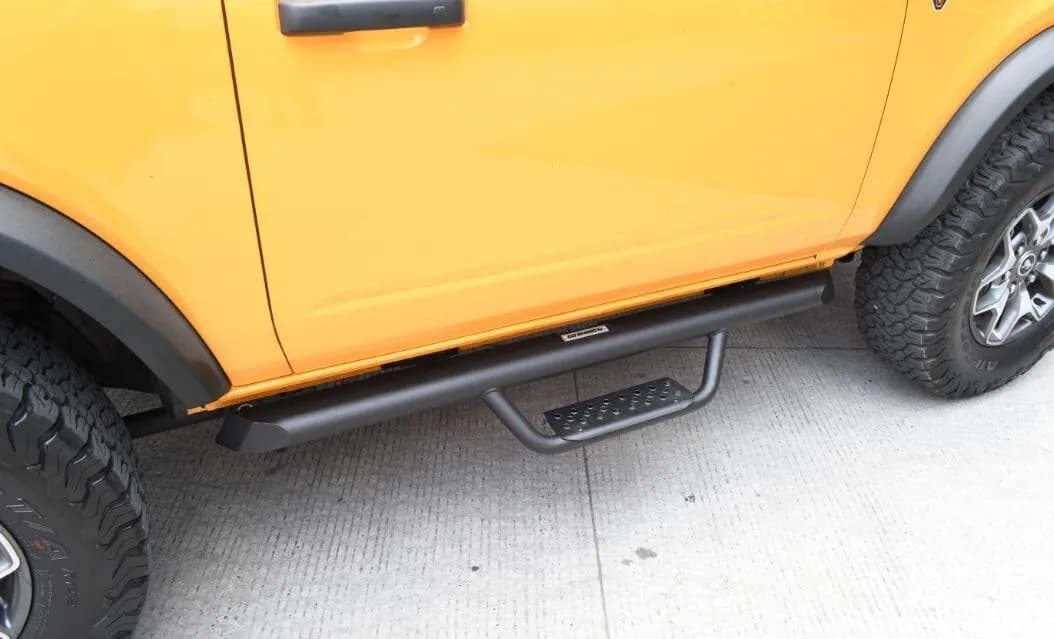 Go Rhino Dominator Xtreme D2 Side Steps, 57in long, Boards Only - Bronco Sport 2021+ 2dr