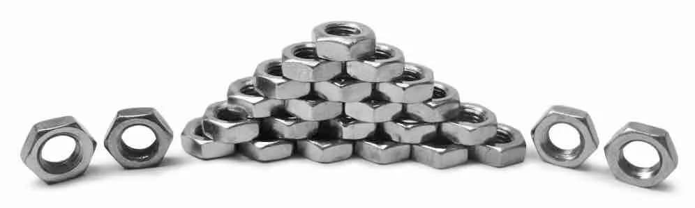 Steinjäger Nuts Bulk Stainless Fasteners, Bulk 5/8-18 RH Jam 25 Pack