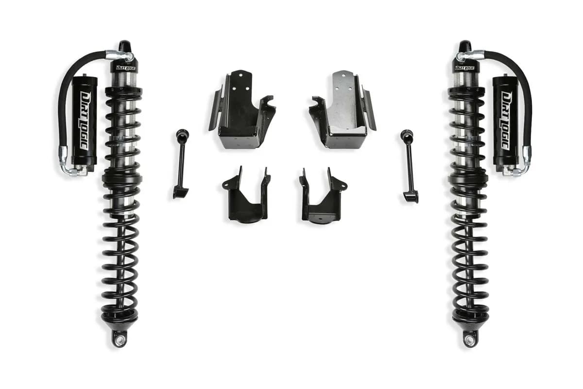 Crawler Coilover Lift System; 5 In. Lift; w/Front Dirt Logic 2.5 Resi Coilovers;