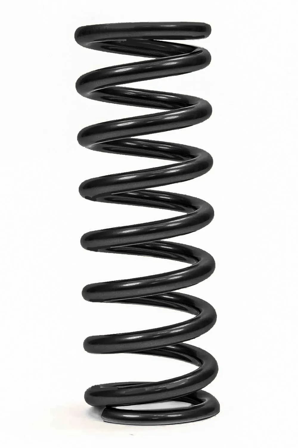 QA1 10HT150B Spring, Cr-Si High Travel 2-1/2 Id, 10 X 150 Lbs/In. Black Pwdr Coat
