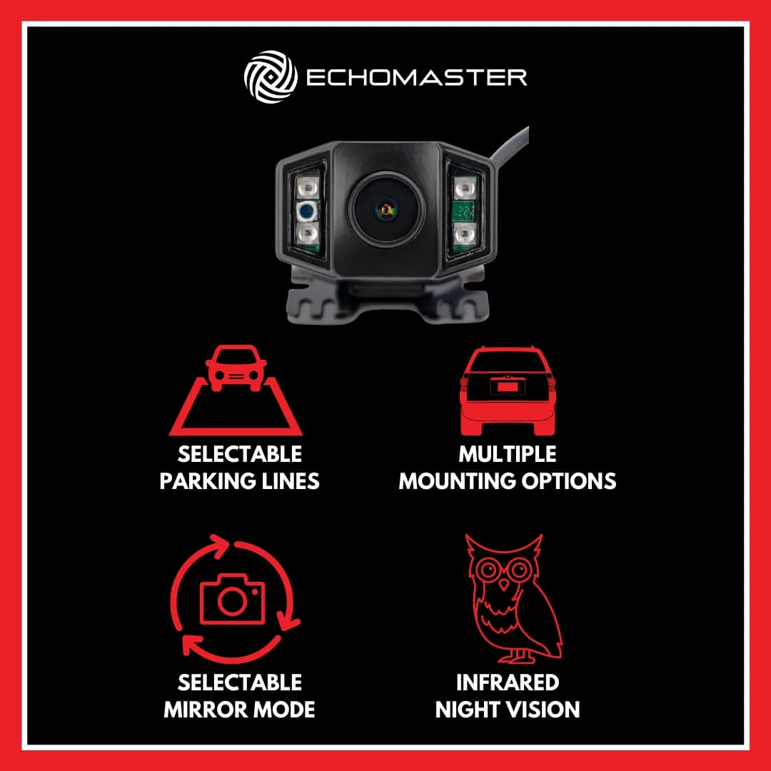 Jeep Wrangler JK (2007-2018) AHD Night Vision Backup Camera with Spare Tire Mount