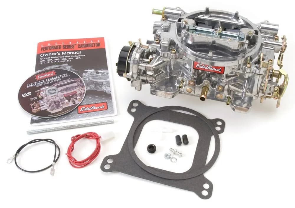 Edelbrock 9906 Reman Performer Series 600 CFM Carburetor with Electric Choke in Satin (non-EGR)