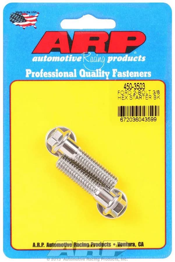 Ford SS 2-bolt hex starter bolt kit