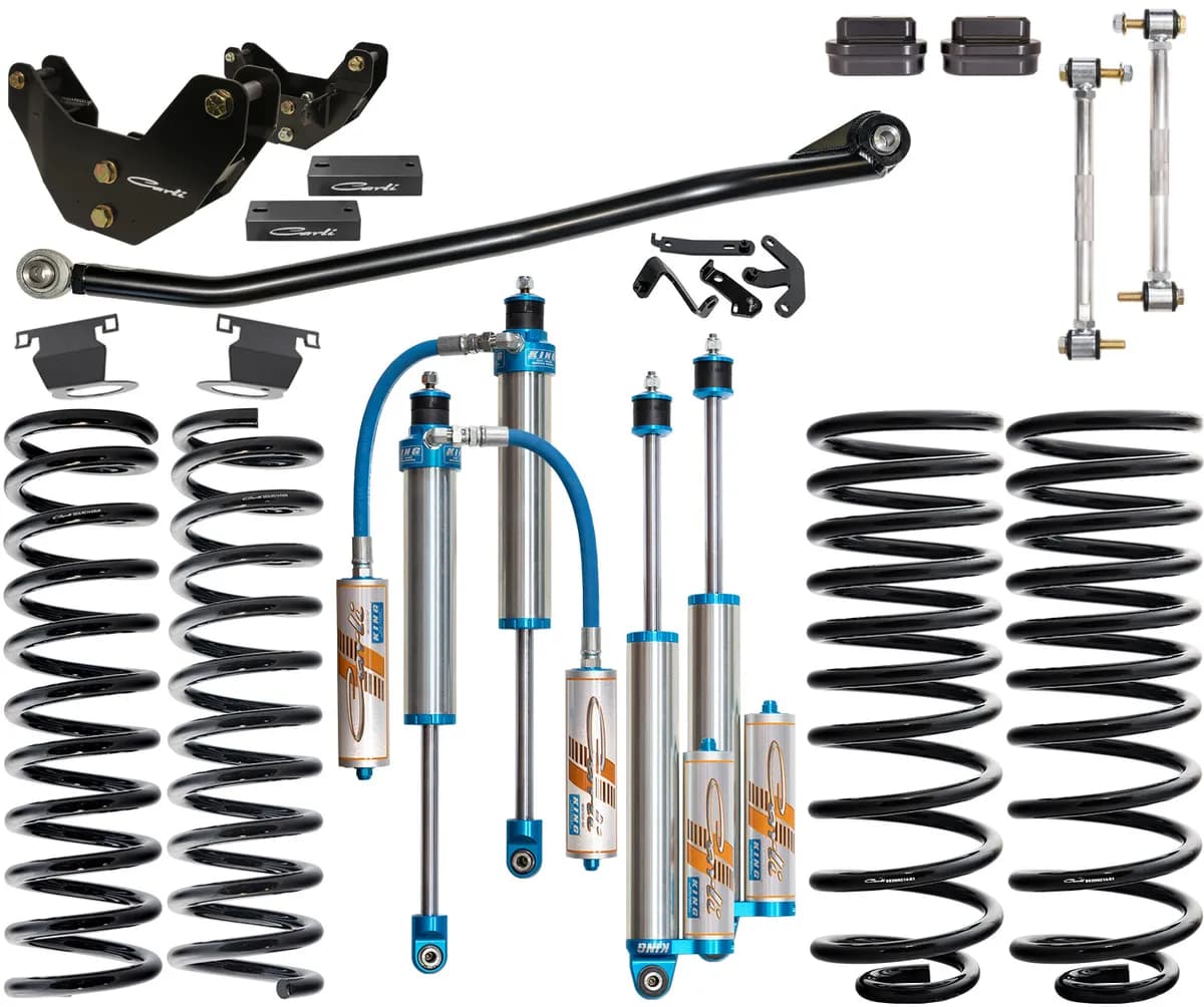1422 RAM 2500 4x4 Diesel Coil Rear 3.25in Pintop System King 2.5in Remote Reservoir