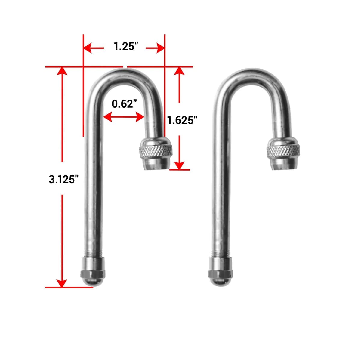 2pc 180 Deg Vlv Extn Kit