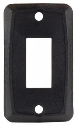 Single Face Plate Black