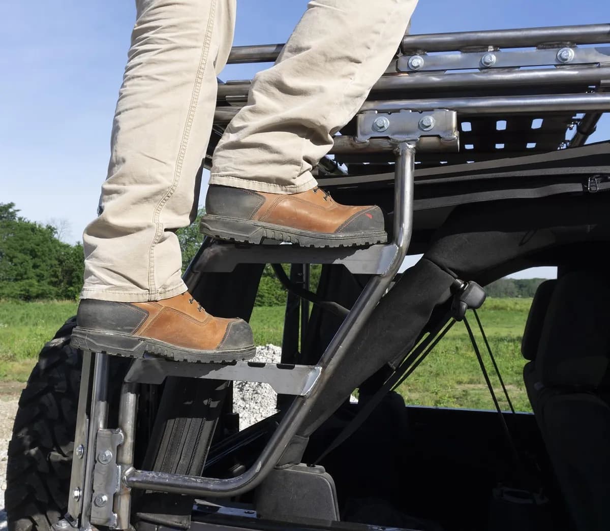 LOD Destroyer Series Roof Rack Side Ladder - Passenger Side - JL/JK