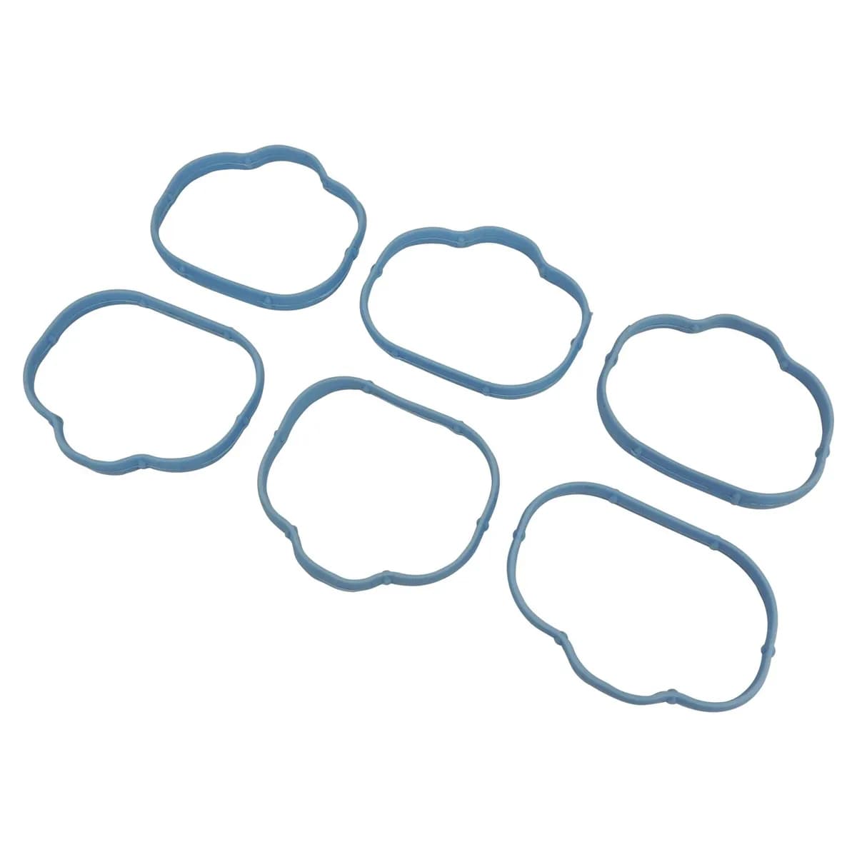 Intake Manifold Gasket Set; Silicone; Blue; Use Existing Hardware; Lower;