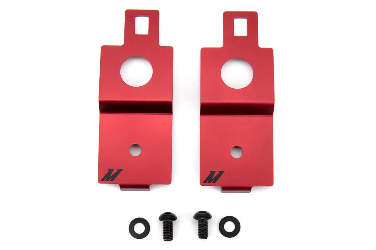 Subaru WRXSTI Aluminum Radiator Stay Set 2001-2007 Red