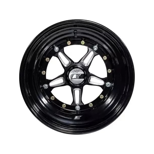 Wheel Direct Mnt 15 x 8 3in BS Black