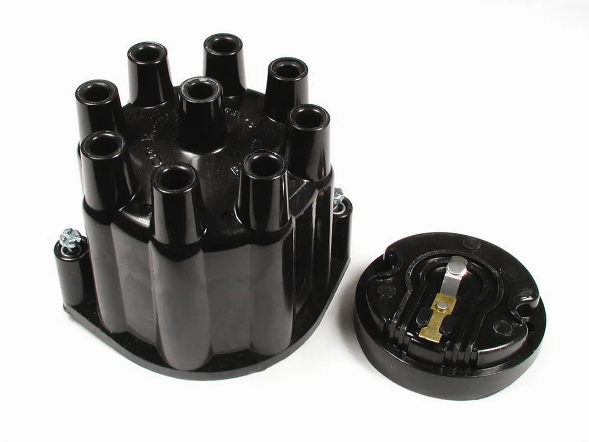 Distributor Cap & Rotor Kit - Socket Style - Black - 8124, Cap and Rotor Kit, Black, Socket Style, Kit