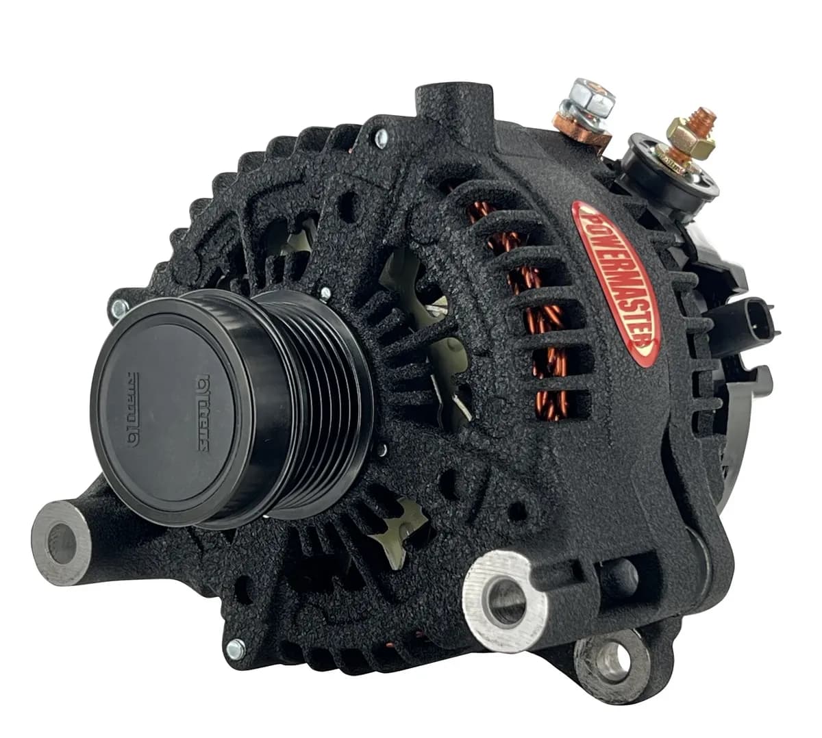 1222 Wrangler Jt/Gladiator 3.6l v6 Alternator 250a Output Decoupler Pulley Black