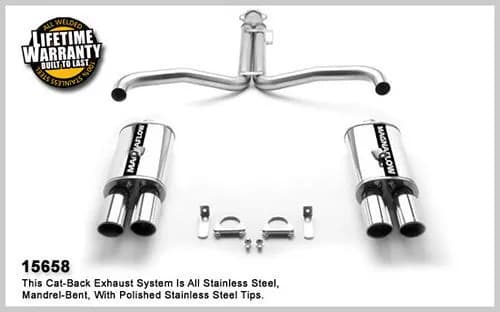 MagnaFlow 1986-1991 Chevrolet Corvette Street Series Cat-Back Performance Exhaust System
