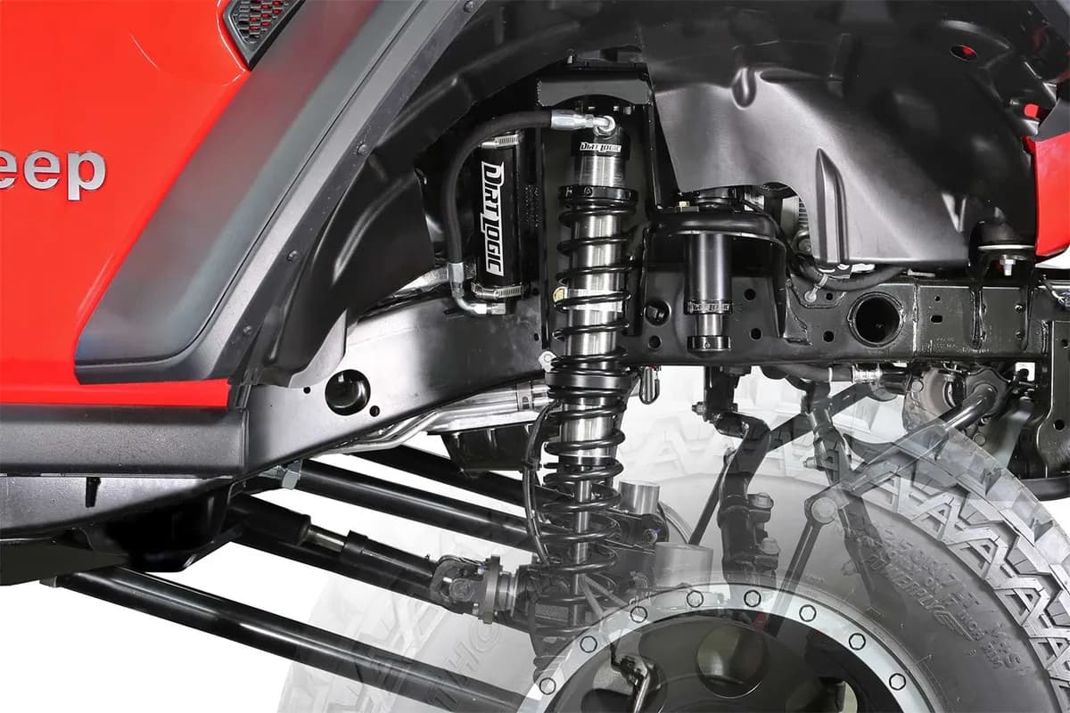 Dirt Logic 2.5 Resi Coil Over Shock Absorber; Front; For 3 in. Lift; For PN [K4135DL/K4136DL/K4151DL];