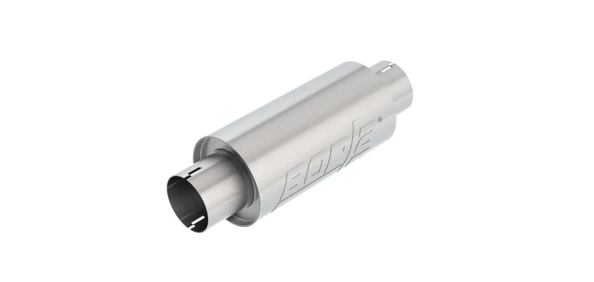 Universal Resonator Muffler 3.00in Inout rd 5inx10in Notched