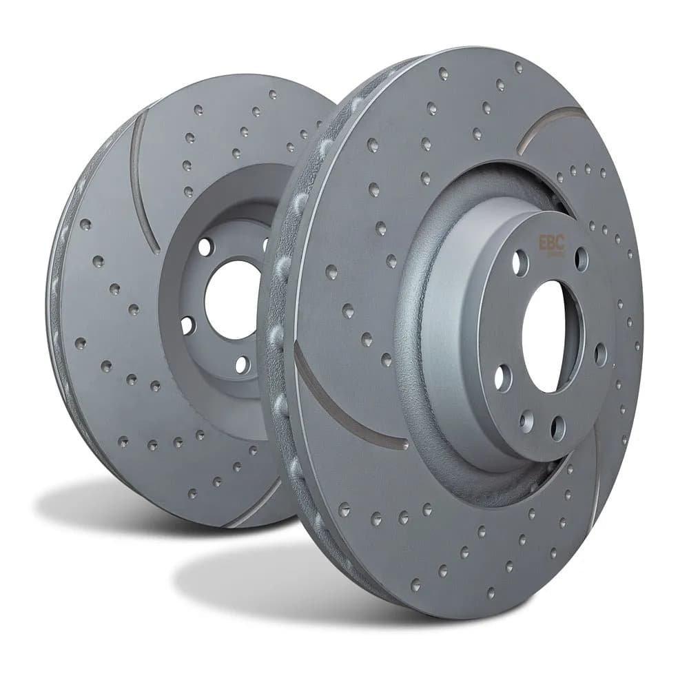 3GD Series Sport Slotted Rotor Set; Front; For FMSI Pad No. D1273; Vented; 5 Bolt Holes; 302mm Dia.; 55mm Height; 28mm Thick; 72.1mm Center Hole Dia.;