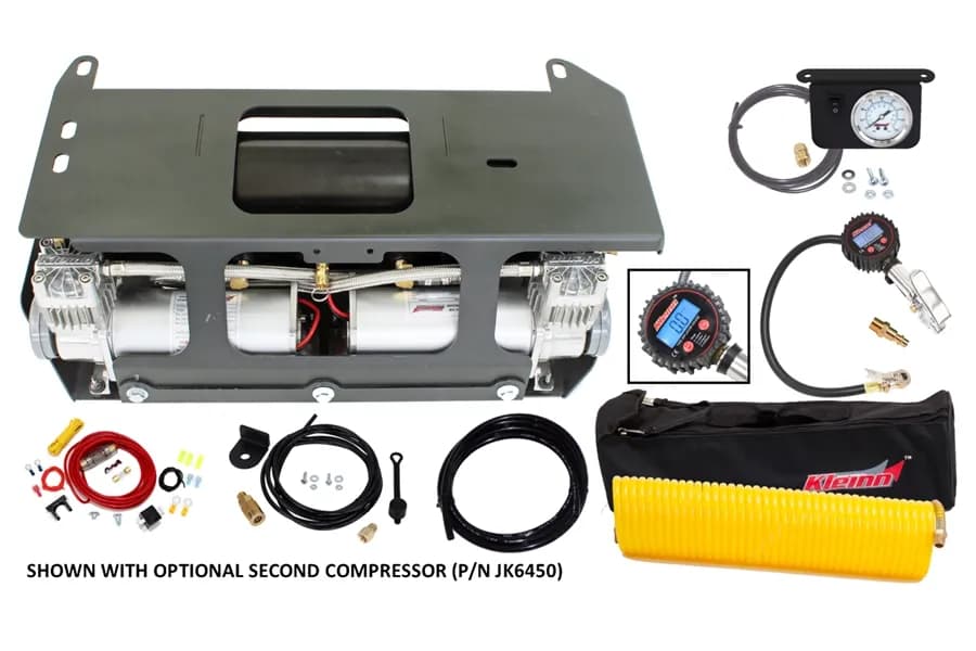 Onboard Air System; Includes 150/200 PSI Air Compressor PN[6450RC]/ 2.6 Gallon Air Tank PN[6353RT];